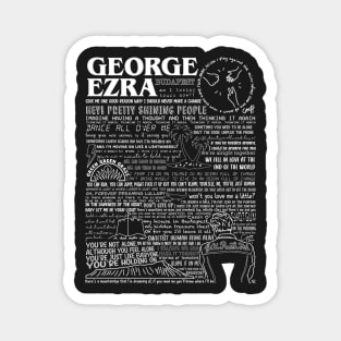 George Mix (white) Magnet