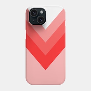 Red and Pink Chevrons Phone Case