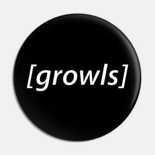 growls audio description Pin