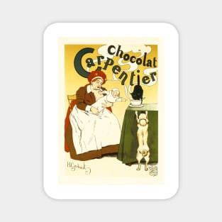 CHOCOLAT CARPENTIER by Henri Gerbault 1897, Les Maitres De L' Affiche Magnet