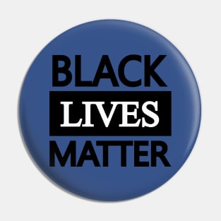 Black Lives Matter T-Shirt Design Pin