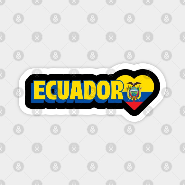 Ecuador mi tesoro Magnet by GAMAS Threads