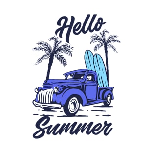 classic car - beach life - surfing life - hawaii - summer best gift ida - vintage car T-Shirt