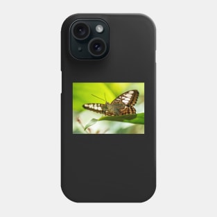 Butterfly on a Leaf Phone Case