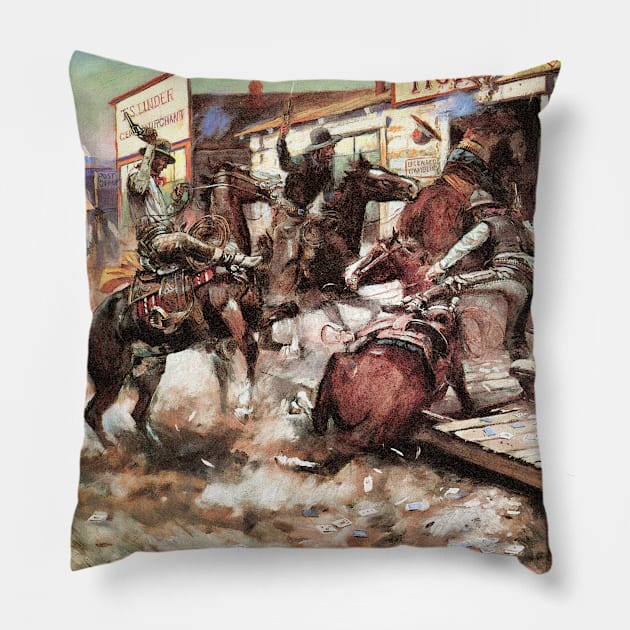 In Without Knocking Pillow by This and That Designs