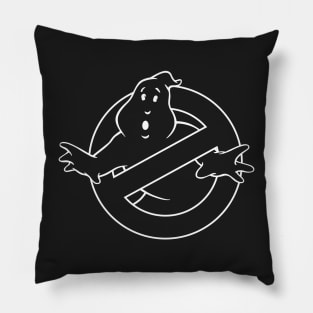 Ghostbusters Mono Outline Pillow