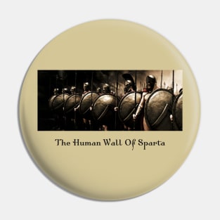 the human wall of sparta Pin