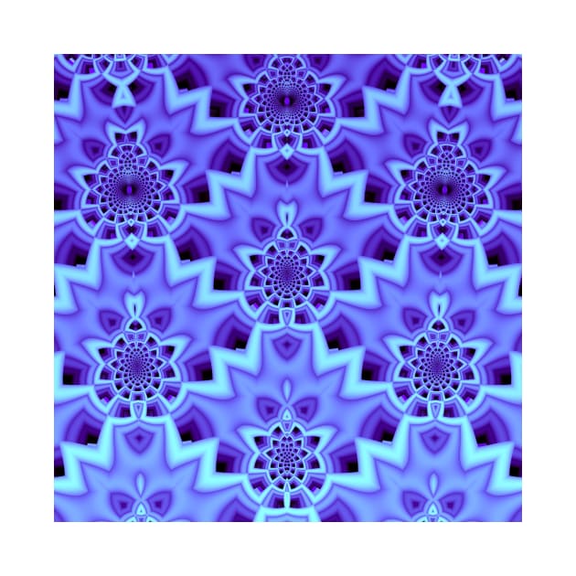 Violet Recurring Fractal Pattern by pinkal