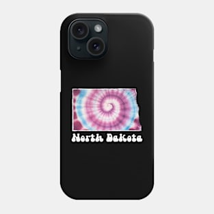 North Dakota Tie Dye Phone Case