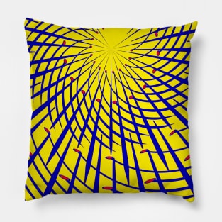 Yellow Circulare Pillow