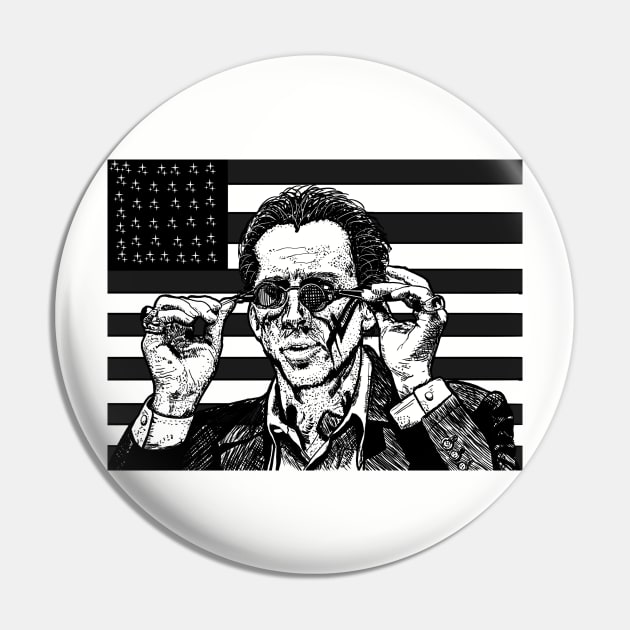 A National Treasure InkTober American Flag Edition Pin by freezethecomedian