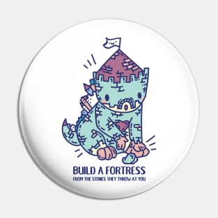 Fortress monster Pin