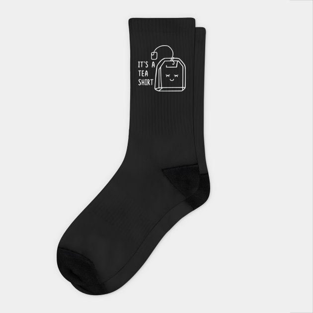 It's-A-Tea-Shirt Socks by TEENIE DESIGN
