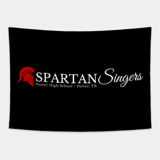 Spartan Singers white decal Tapestry