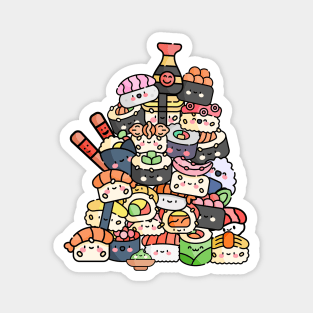 Cute Sushi Tower Magnet