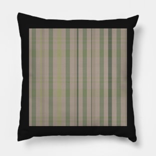 Cottagecore Aesthetic Catriona 1 Hand Drawn Textured Plaid Pattern Pillow