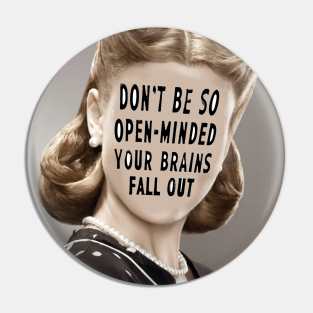 Open minded Pin