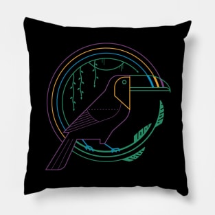 Rainbow Forest Pillow