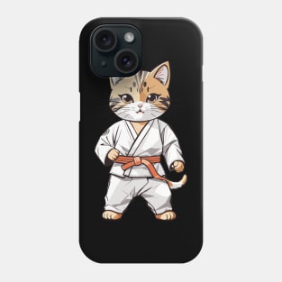 Cute Cat Taekwondo Phone Case