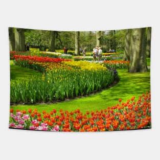 Keukenhof Tulip Festival, Holland Tapestry