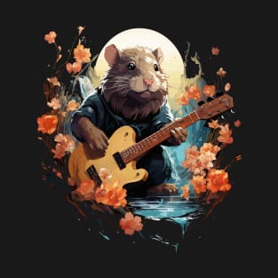 Nutria Playing Guitar T-Shirt