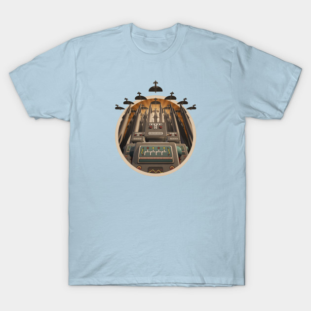 Disover Robots Unite! crest variant - Mecha - T-Shirt