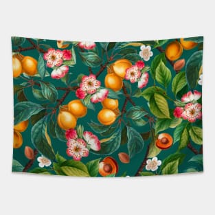 Fruits and Floral Pattern Tapestry