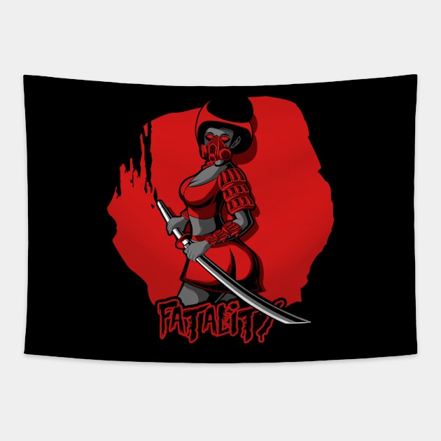 japanese ninja Tapestry by DxDesigns