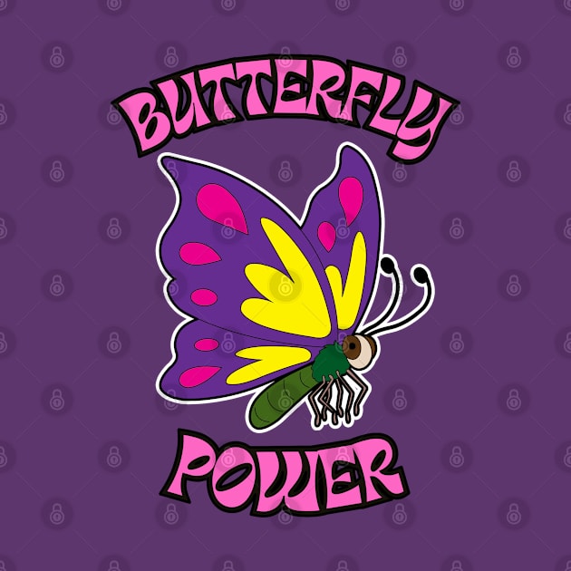 🦋 Butterfly Power – Cute Fairy Tale Fantasy Butterfly by Pixoplanet