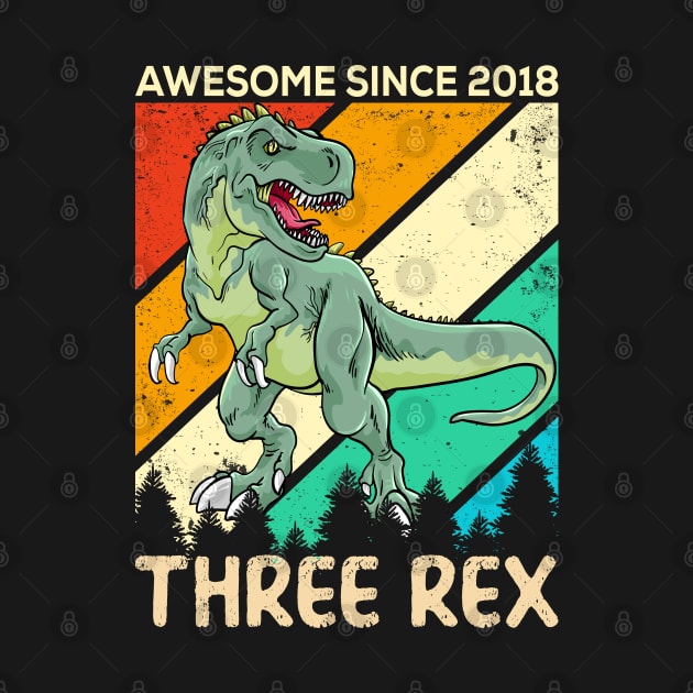 Awesome Since 2018 Dinosaur Present by reginaturner