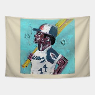 Hank Aaron Tapestry