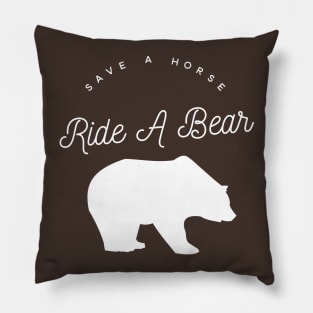 Ride a Bear Pillow