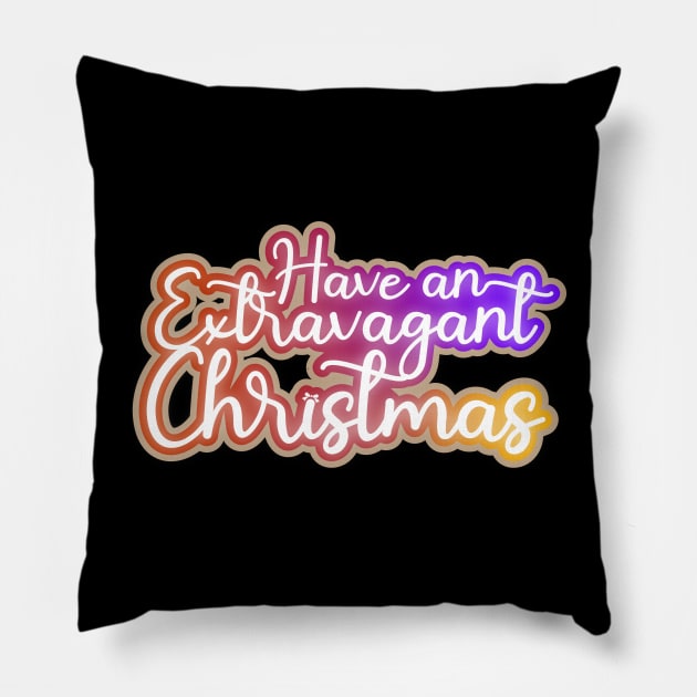 Have an extravagant Christmas Pillow by Jokertoons