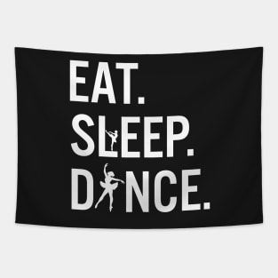 Best Dancer Retro Shirt Ballet Dancing Lovers Eat Sleep Dance Girl T Shirt Tapestry