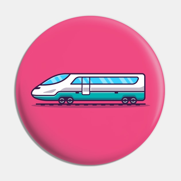 Fast Train Cartoon Illustration Pin by Catalyst Labs