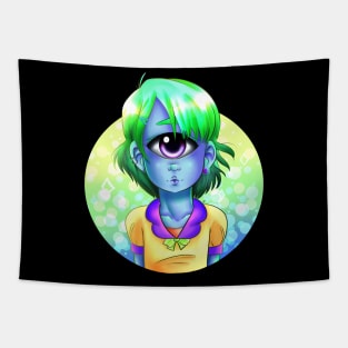 Cyclops Girl Tapestry