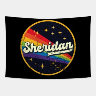 Sheridan // Rainbow In Space Vintage Grunge-Style Tapestry