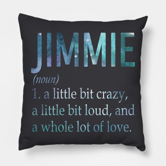 Jimmie Pillow by Ban Guns Not Books- Typography fullcolor