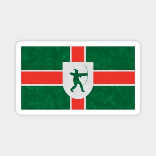 County flag of Nottinghamshire Magnet