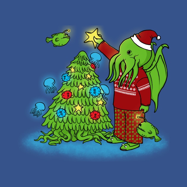 Christmas Cthulhu by pigboom