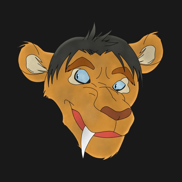 Anthro lion face by Veleno