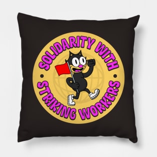 Solidarity With Striking Workers Pillow