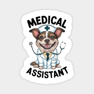 medical assistant dog Magnet