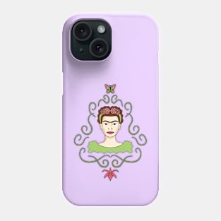 Adorable Cute Cartoon Frida Kahlo Phone Case