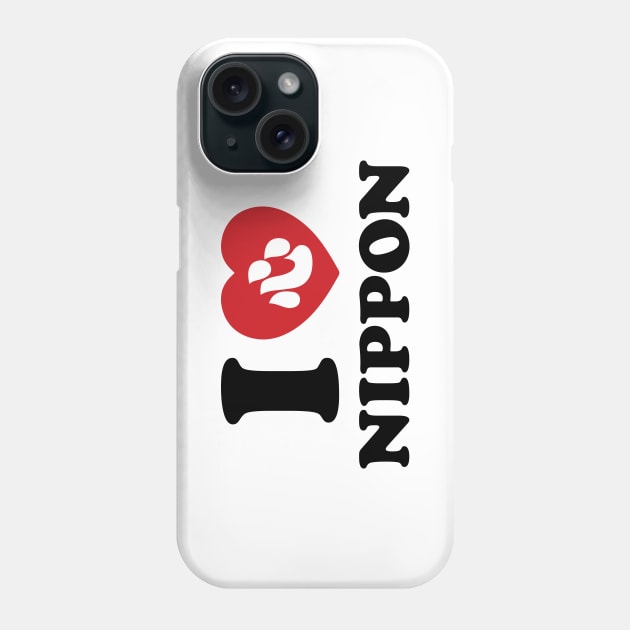 I HEART [LOVE] NIPPON Phone Case by tinybiscuits