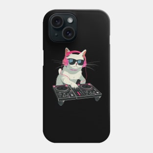 Cat DJ Rising Phone Case