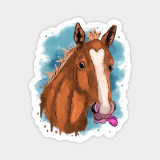 Cute foal Magnet