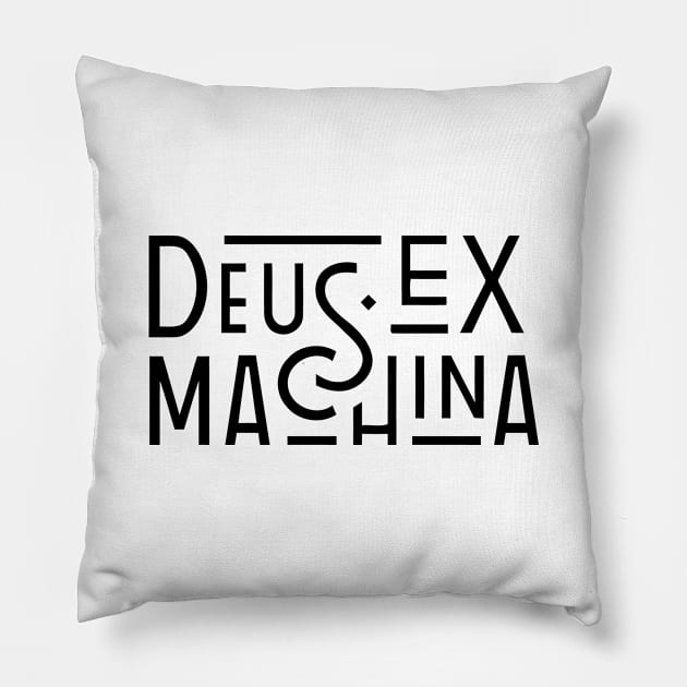 Deus Ex Machina Pillow by loginoch