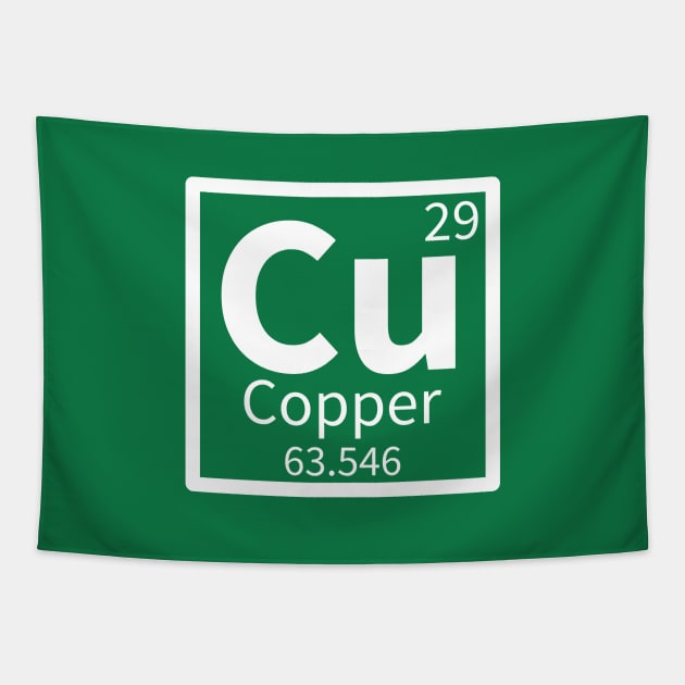 Copper — Periodic Table Element 29 Tapestry by periodicimprints