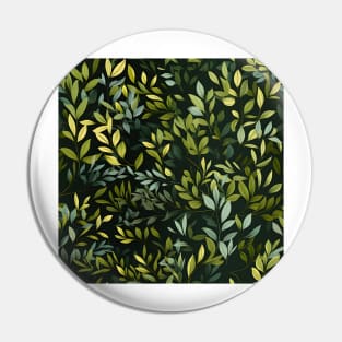 Green Leaves Pattern 27 Pin